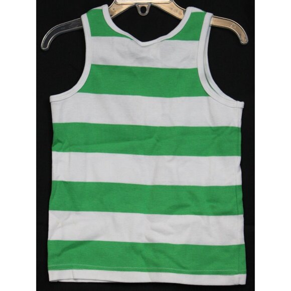 2008 Gymboree Tennis Match Outfit sz 5 NWT Tank Top Skort Green Striped Flower - Picture 7 of 8